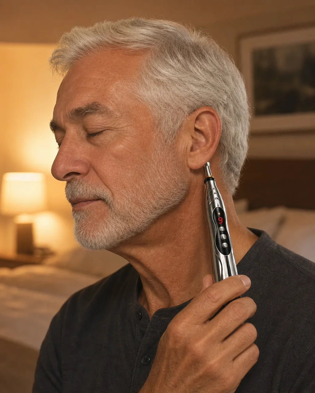 Hold for a 60-second pulse before bed
