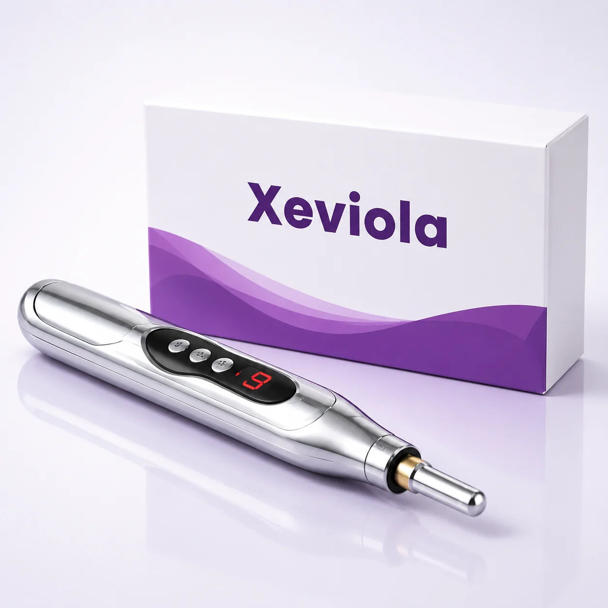 The Tinnito pen and Xeviola box